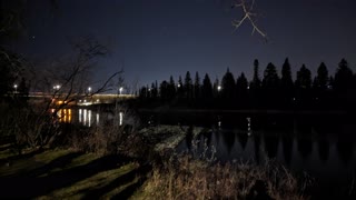 Picture from Bowness park at night