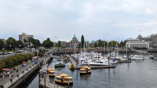 View of victoria harbor, looking south